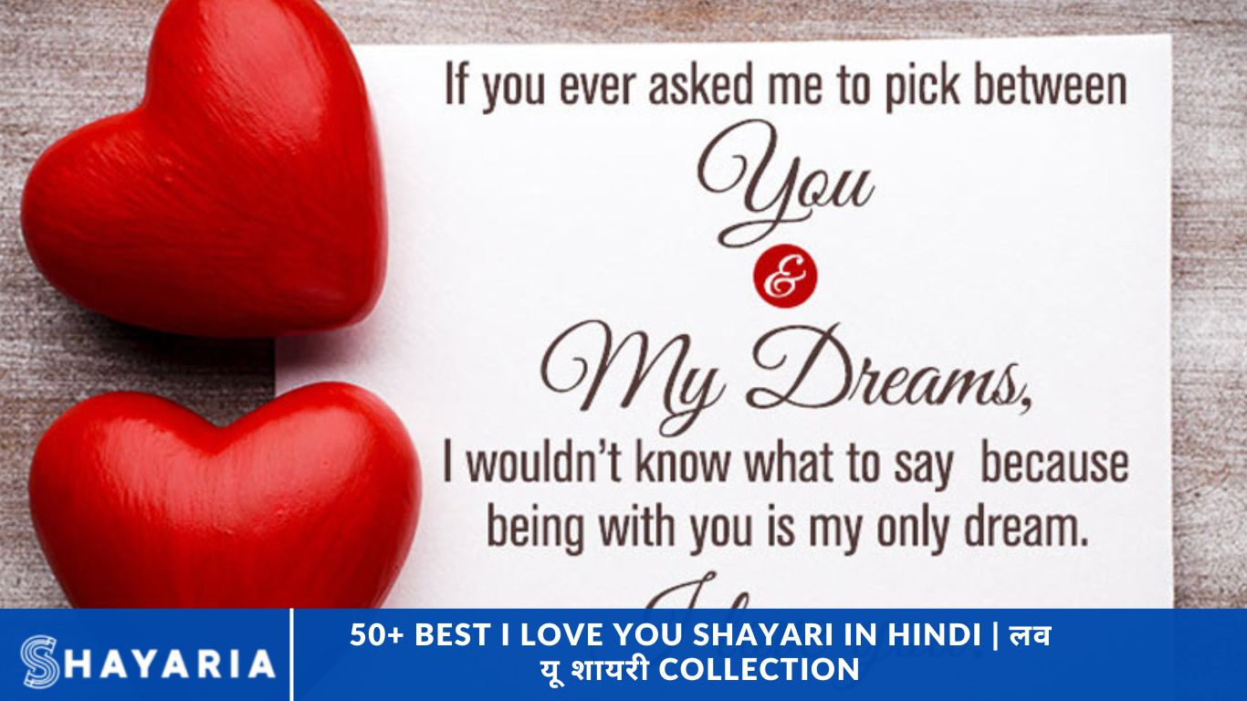 50+ Best I Love You Shayari in Hindi | लव यू शायरी Collection