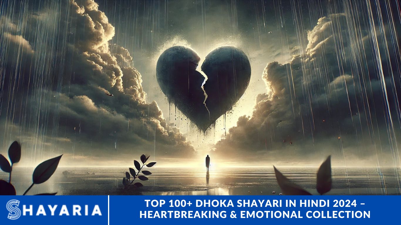 Top 100+ Dhoka Shayari in Hindi 2024 – Heartbreaking & Emotional Collection