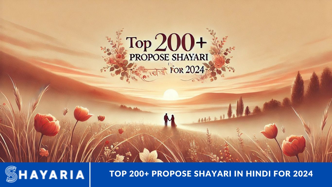 Top 200+ Propose Shayari in Hindi for 2024