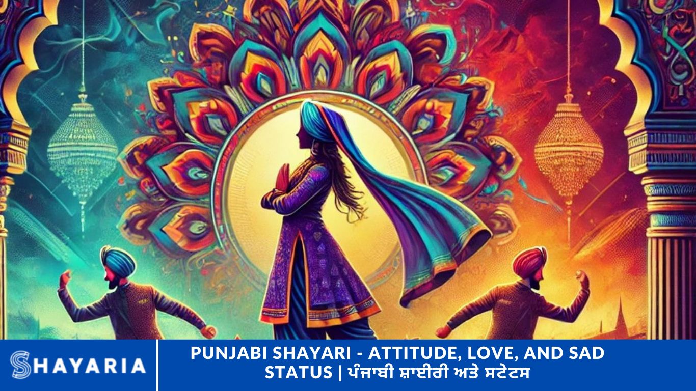 Punjabi Shayari - Attitude, Love, and Sad Status ਪੰਜਾਬੀ ਸ਼ਾਈਰੀ ਅਤੇ ਸਟੇਟਸ