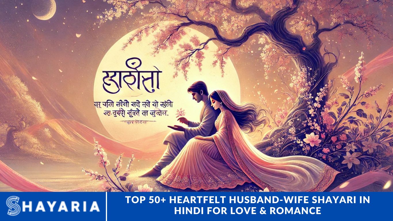 Top 50+ Heartfelt Husband-Wife Shayari in Hindi for Love & Romance