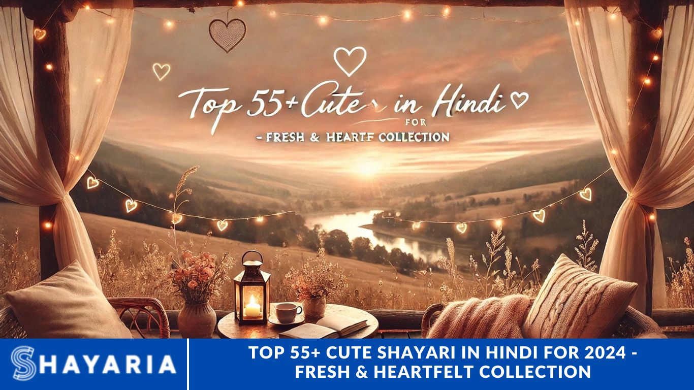 Top 55+ Cute Shayari in Hindi for 2024 - Fresh & Heartfelt Collection