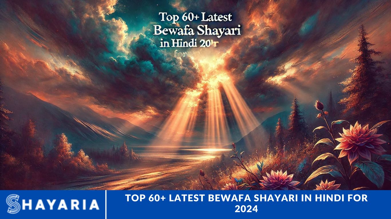 Top 60+ Latest Bewafa Shayari in Hindi for 2024