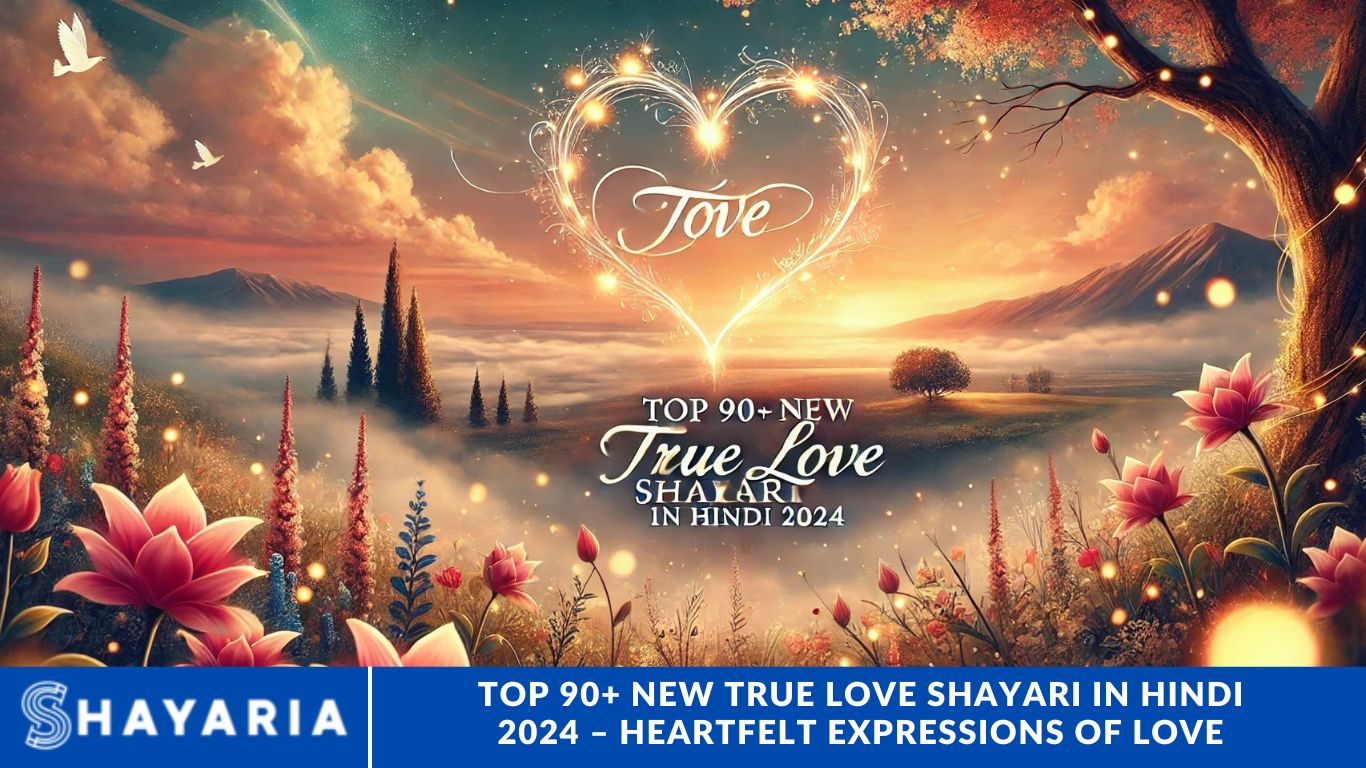 Top 90+ New True Love Shayari in Hindi 2024 – Heartfelt Expressions of Love