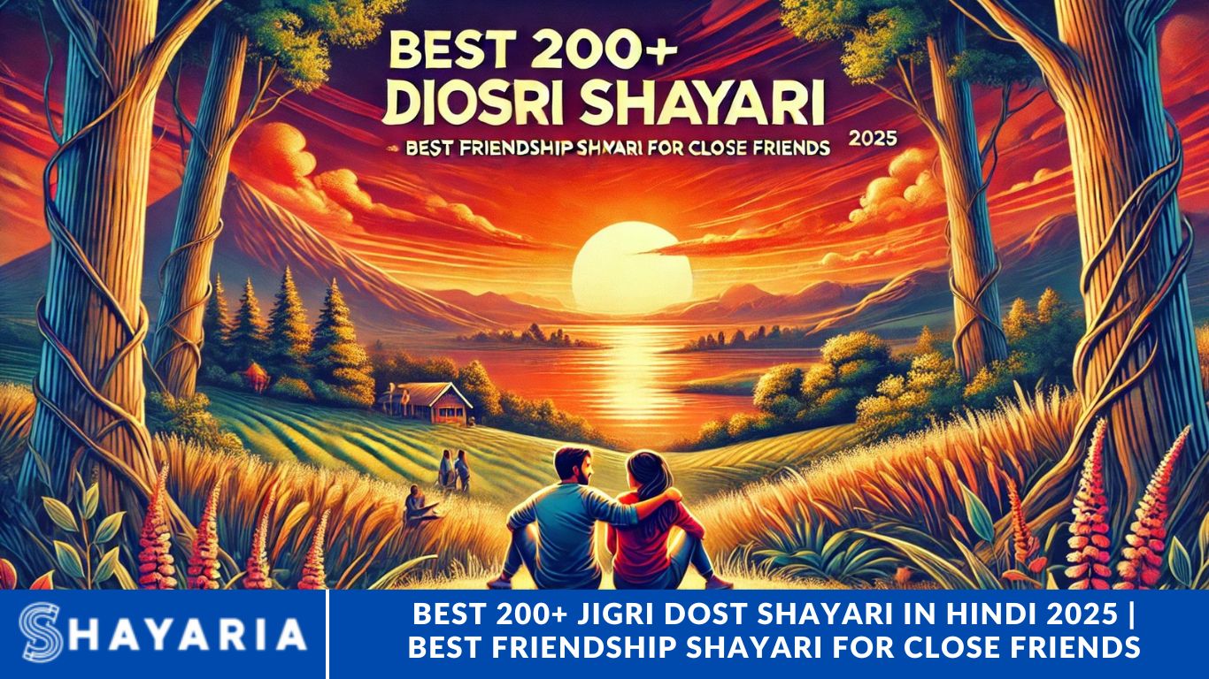 Best 200+ Jigri Dost Shayari in Hindi 2025 | Best Friendship Shayari for Close Friends