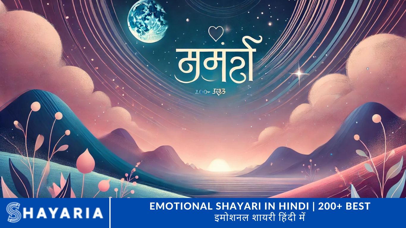 Emotional Shayari in Hindi | 200+ Best इमोशनल शायरी हिंदी में